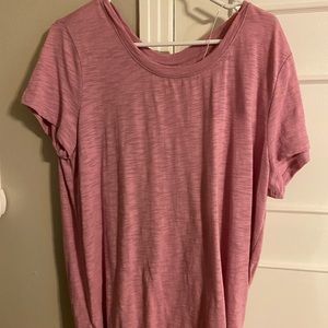 CALIA by Carrie Underwood XL Drape Back Tee Pink